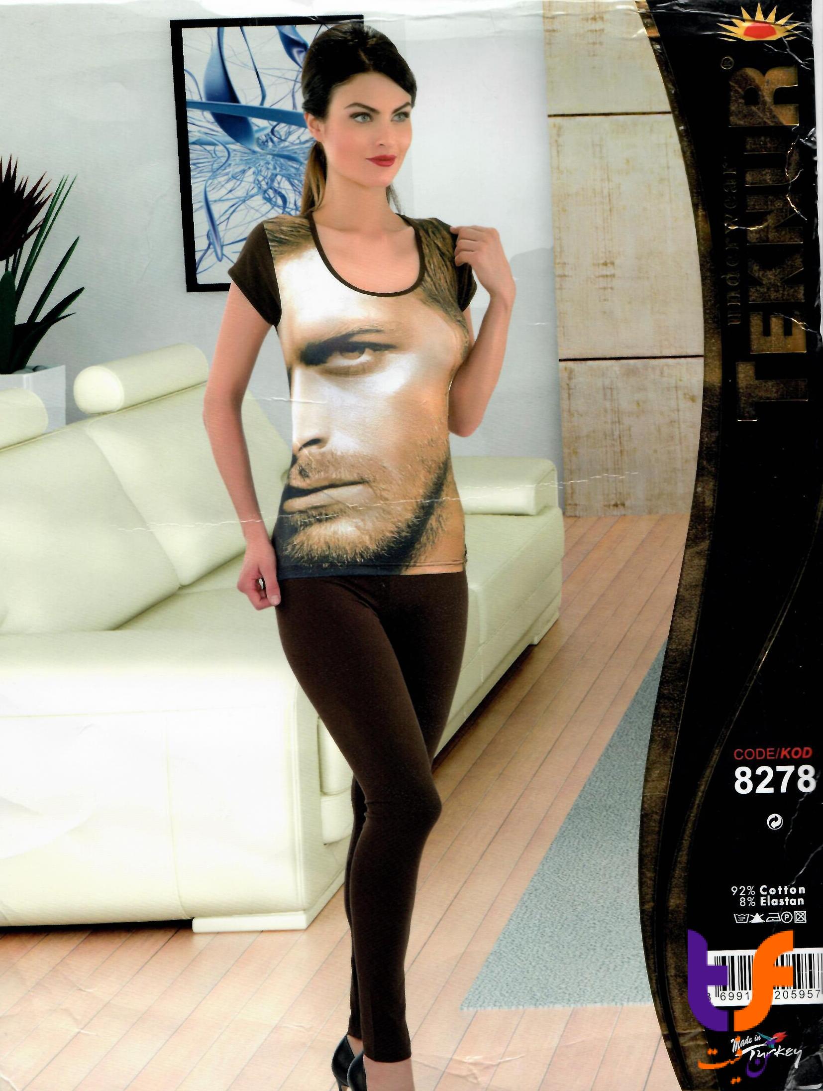 8278-2 ست راحتی بلوز شلوار تکنور 8278 TEKNUR - Image 1